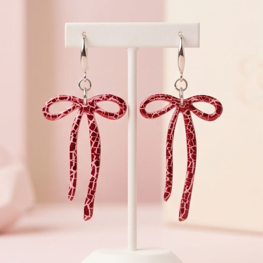 Pendiente Gretel Rojo