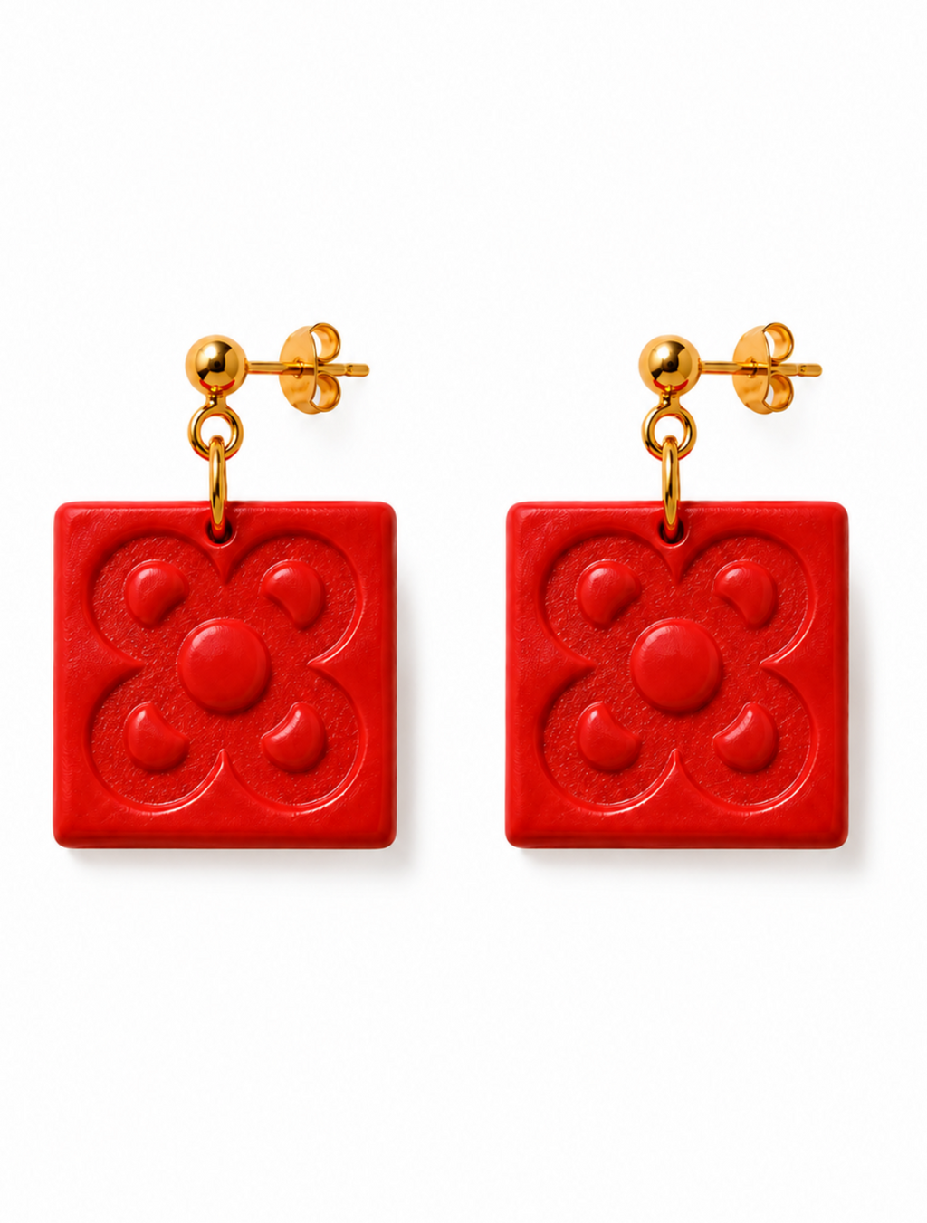 Pendientes Panot Rojo