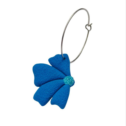 Aros Flor Azul