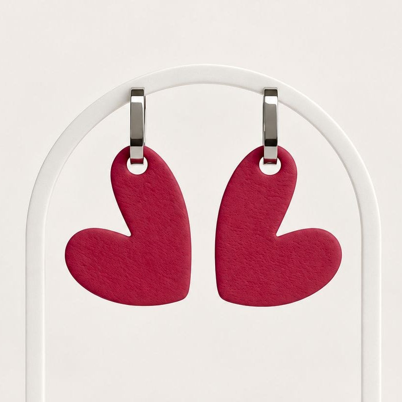 Corazón frambuesa